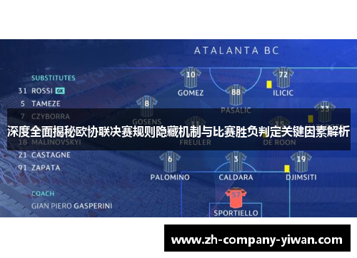 深度全面揭秘欧协联决赛规则隐藏机制与比赛胜负判定关键因素解析